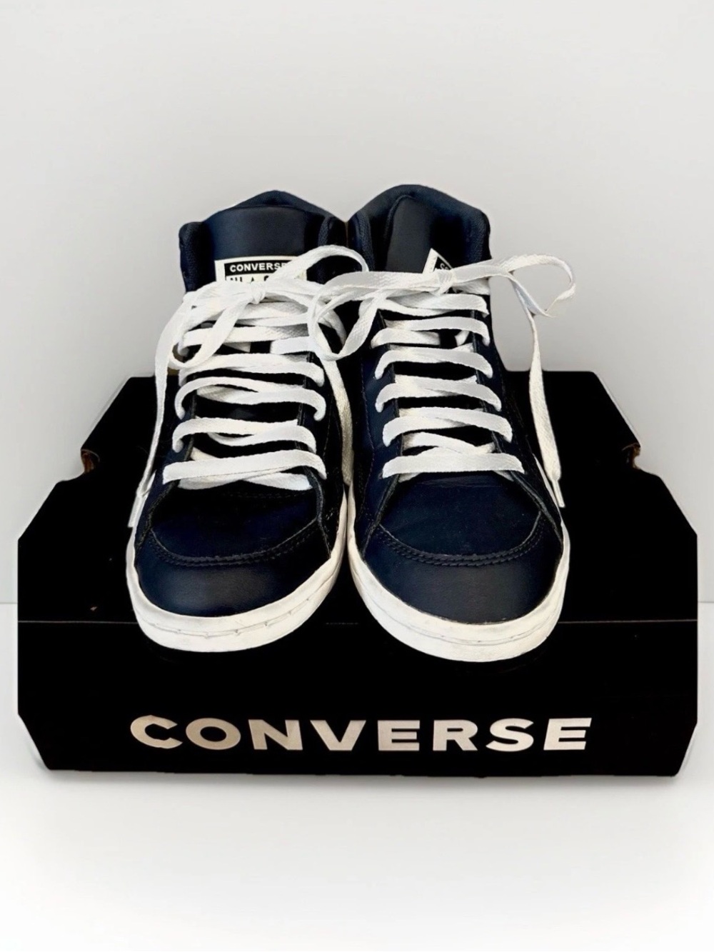 CONVERSE Pro Blaze V2 Mid Navy Blue A06626C Men's 7 Women's 8.5 Sneakers